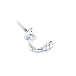 Securit - Chrome Ball End Hooks (2) - 40mm