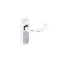Securit - Aluminium Latch Handles Polished (Pair) - 150mm