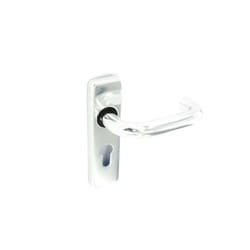 Securit - Aluminium Euro Lock Handles Polished 48mm c/c - 150mm