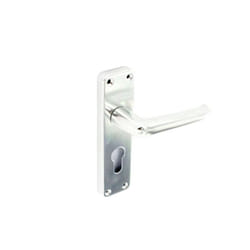 Securit - Aluminium Euro Hadles Bright 1 Pair - 150mm