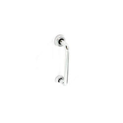 Securit S3126 Aluminium Round Bar Pull Polished With Rose 300mm Pack Of 1