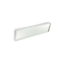 Securit - Aluminium Face Fix Letter Plate - 250mm Bright