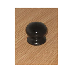 Securit - Ceramic Cupboard Knob Black - 35mm