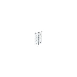 Securit - Chrome Plated D.S.W. Brass Hinges (Pair) - 100mm