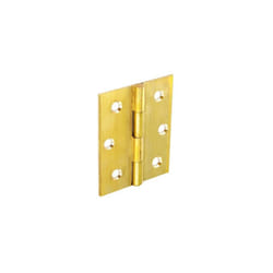 Securit - Brass Butt Hinges Self Colour (Pair) - 38mm