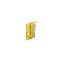 Securit S4204 Brass Butt Hinges Self Colour 63mm Pack Of 1 Pr