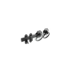 Securit S5136 Ring Gate Latch Black 150mm Pack Of 1