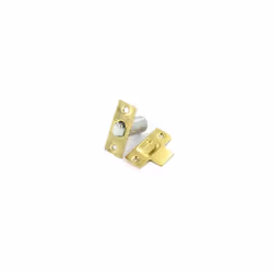 BRASS PLATED ADJUSTABLE ROLLER CATCH DOOR WITH SCREWS
