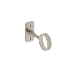 Securit - Centre Bracket Brushed Nickel - 25mm Single