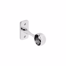 Securit - Chrome Plated End Bracket - 19mm Pack 2