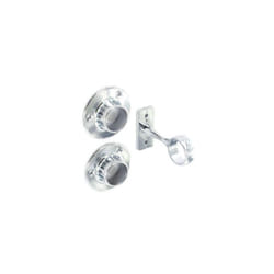 Securit S5554 1 Centre And 2 End Sockets Chrome Plated 19mm Pack Of 1 + 2