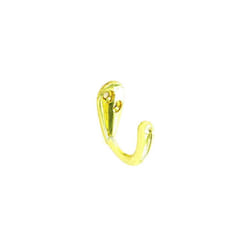 Securit S6107 Coat Hook Electro Brassed 50mm Pack Of 2