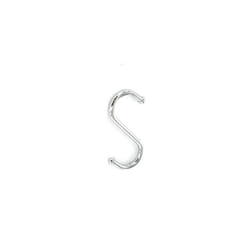 Securit S6322 S Hooks With Ball Tip Chrome Plated 80mm Pack Of 4