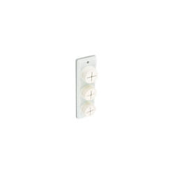 Securit S6362 Towel Holder White Triple Pack Of 1