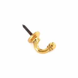 Securit S6501 Brass Tieback Hook Ball End Small Pack Of 2