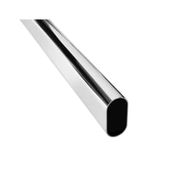 Securit - Chrome Oval Tube 30mm - 4ft