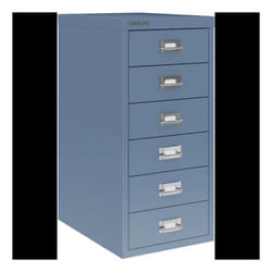 Bisley Multi Drawer Cabinet 6 Drawers Bisley Blue