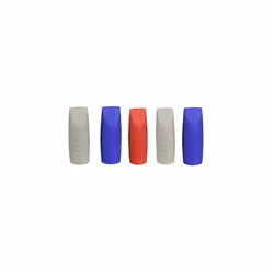 Faber-Castell Grip 2001 Eraser Cap Twin Pack - Coloured (Pack of 5)