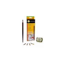 Leonardt Round Hand Calligraphy Pen Set - with Keepsake Nib Tin