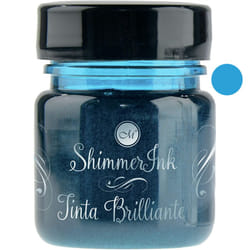 Calligraphy Shimmer Ink Metallic Writing Inks - Dazzling Lagoon