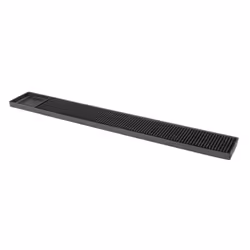 Deluxe Black Rubber Bar Mat 24inch x 3inch