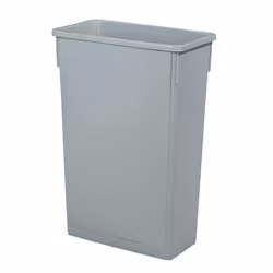 87ltr SLIM BIN GREY 51x28.8x75.8cm