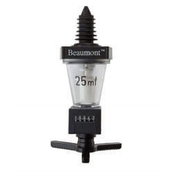 Beaumont 25ml Solo Counter Spirit Measure Optic Drinks Bottle Dispenser