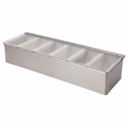 Stainless Steel Condiment Holder 6 Compartment
