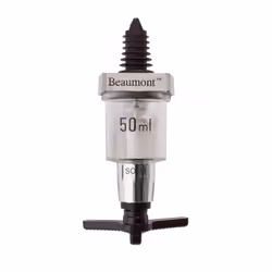 Beaumont Chrome Metal Stylish Solo Classical Spirit Measure (50ml)