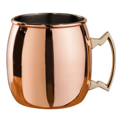 Mezclar 500ml Curved Moscow Mule Mug Copper Plated