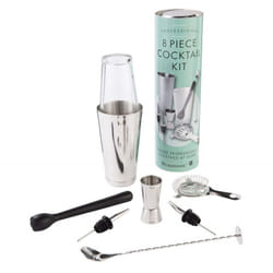 Beaumont Home Bar Stainless Steel Professional 8 Piece Cocktail Kit