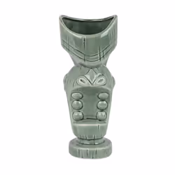 Beaumont Tropical Home Bar Accessories Ceramic Cocktail Large Mouth Tiki Cup
