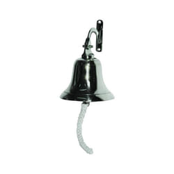 Beaumont Traditional Home Bar Accessory Last Orders Nickle Finish Ship's Bell