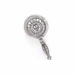 Beaumont Home Bar Mixology Accessory Stainless Steel Skull Cocktail Strainer