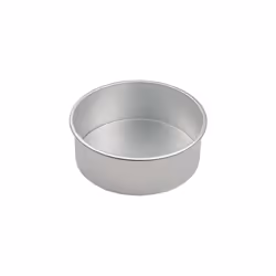 Mermaid Silver Anodised Aluminium Round Loose Based Cake Tin Made in England - 9"