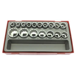 TengTools 03570207 Socket set 17 Double Hexagon 1/2 Inner rectangle