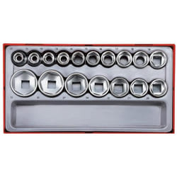 TengTools 03570256 Socket set 17 Hexagon Socket 1/2 Inner rectangle