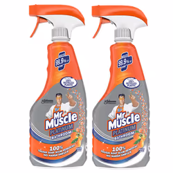 2 x Mr Muscle Platinum Bathroom Trigger Spray - 500ml