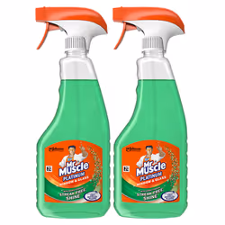 2 x Mr Muscle Platinum Window & Glass Spray - 500ml