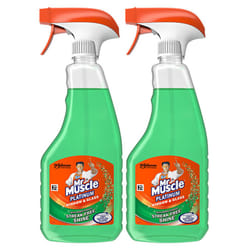 2 x Mr Muscle Platinum Window & Glass Spray - 500ml