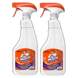 2 x Mr Muscle Platinum Shower Shine Limescale Spray - 500ml