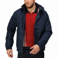 Regatta Professional Mens Dover Fleece Lined Waterproof Bomber Jacket Coat - M, Navy