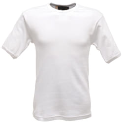 Regatta Mens Thermal Underwear Short Sleeve Vest / T-Shirt - S, White