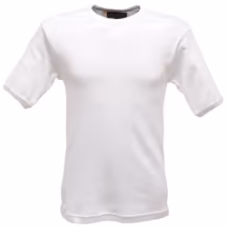 Regatta Mens Thermal Underwear Short Sleeve Vest / T-Shirt - XL, White