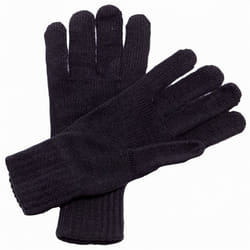 Regatta Unisex Knitted Winter Gloves - One Size, Black
