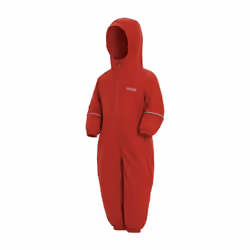 Regatta Kids Splosh III Plain Breathable Waterproof Puddle Suit - 12-18, Pepper