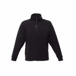 Regatta Great Outdoors Unisex Thor Overhead Half Zip Anti-Pill Fleece Sweater (170 GSM) - L, Black