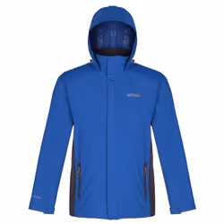 Regatta Great Outdoors Mens Outdoor Classic Matt Hooded Waterproof Jacket - S, Oxford Blue/Iron