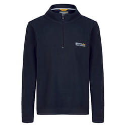 Regatta Great Outdoors Childrens/Kids Hot Shot II Half Zip Fleece Top - 5-6 Years, Navy/Navy
