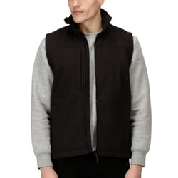 Regatta Professional Mens Flux Warm Outdoor Softshell Bodywarmer Gilet - Black - S, Black